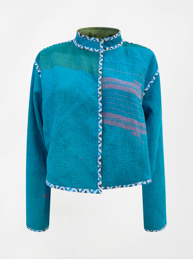 kantha vintage crop jacket rashmi (Zinda)