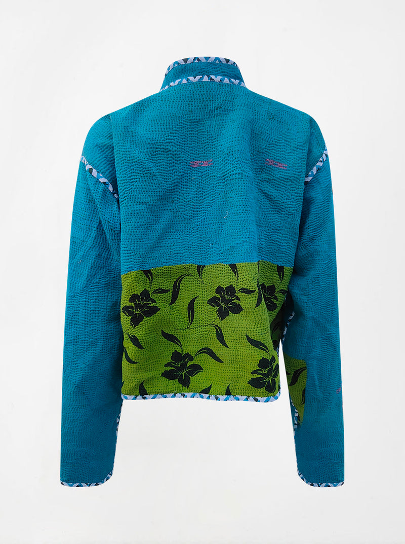 kantha vintage crop jacket rashmi (Zinda)