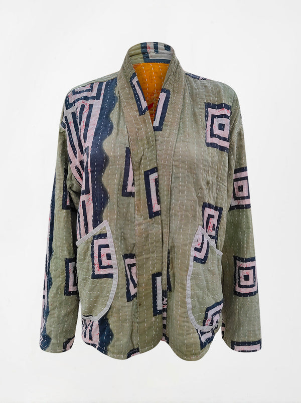 kantha vintage lite kimono khushi