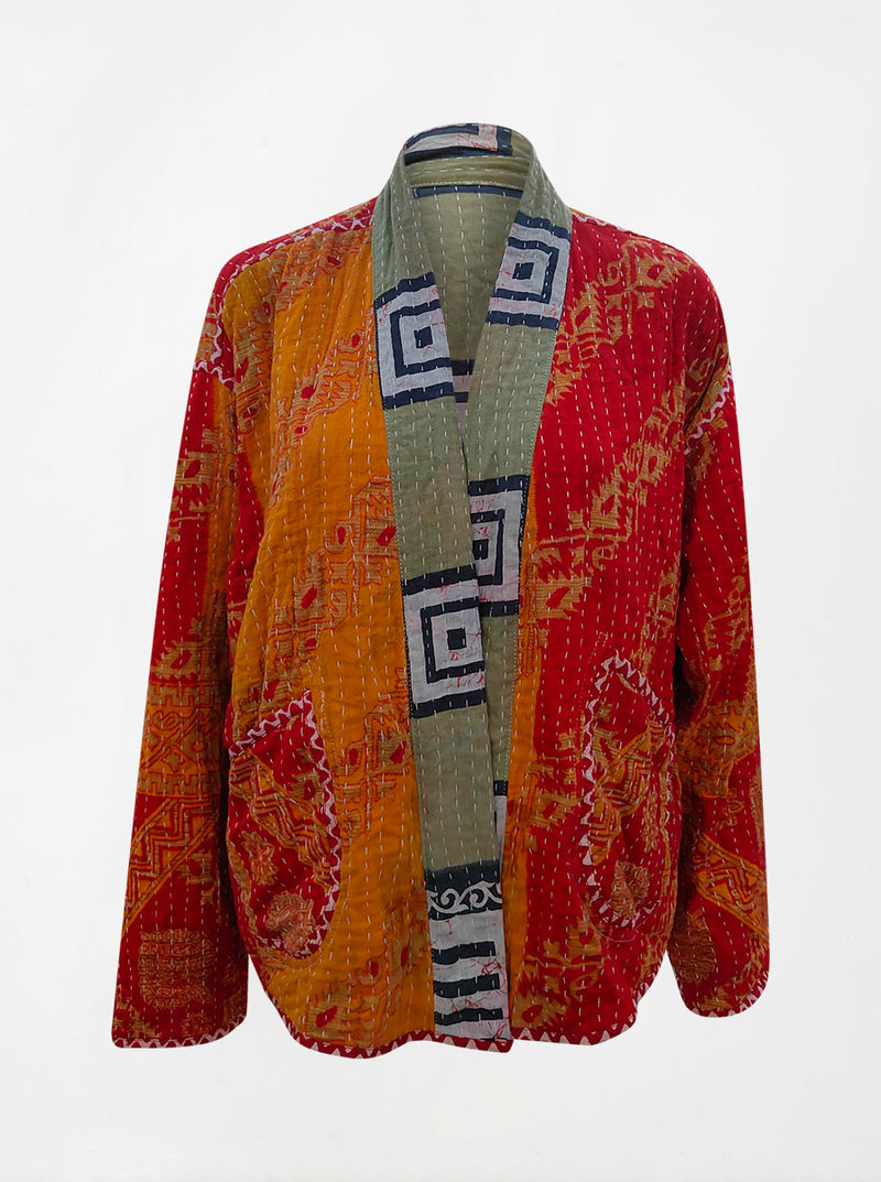 kantha vintage lite kimono khushi