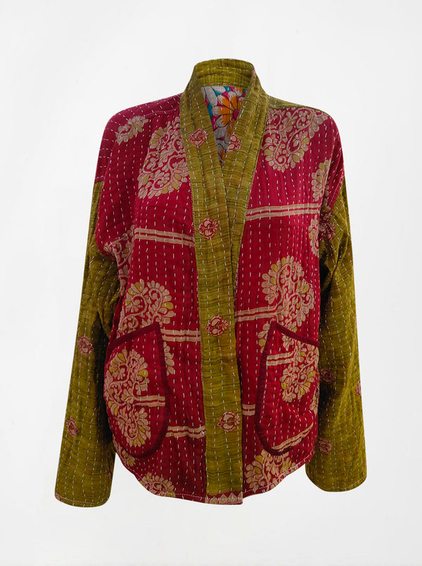 kantha vintage lite kimono vinita