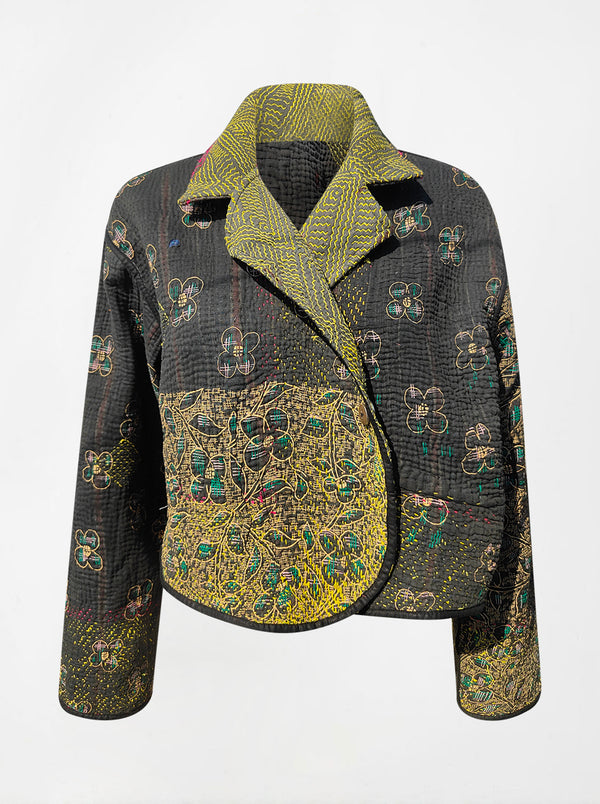 kantha vintage crop jacket sayali (Phool)