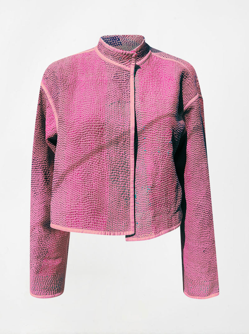 kantha vintage crop jacket reema (Phool)