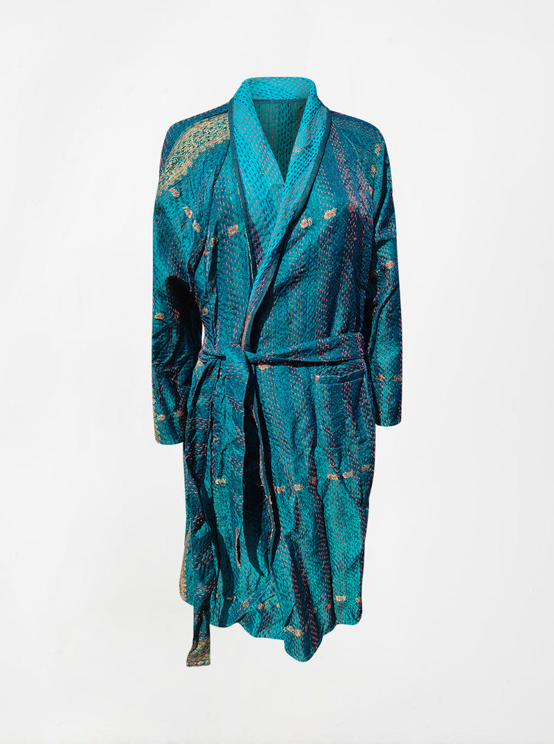kantha vintage coat long krupa (Phool)