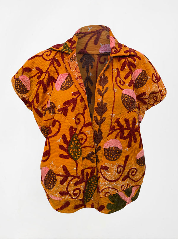 kantha vintage poncho – Fifth Origins