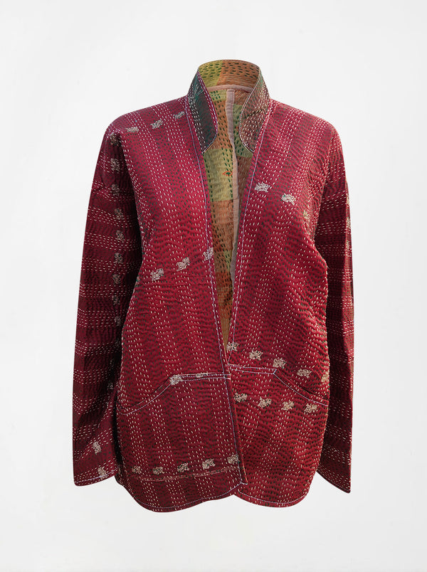 kantha vintage short jacket – Fifth Origins