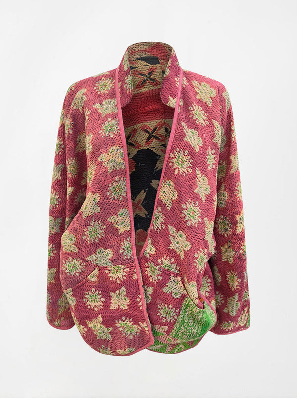 kantha vintage short jacket – Fifth Origins