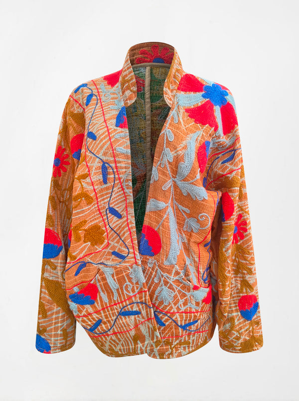 kantha vintage short jacket – Fifth Origins