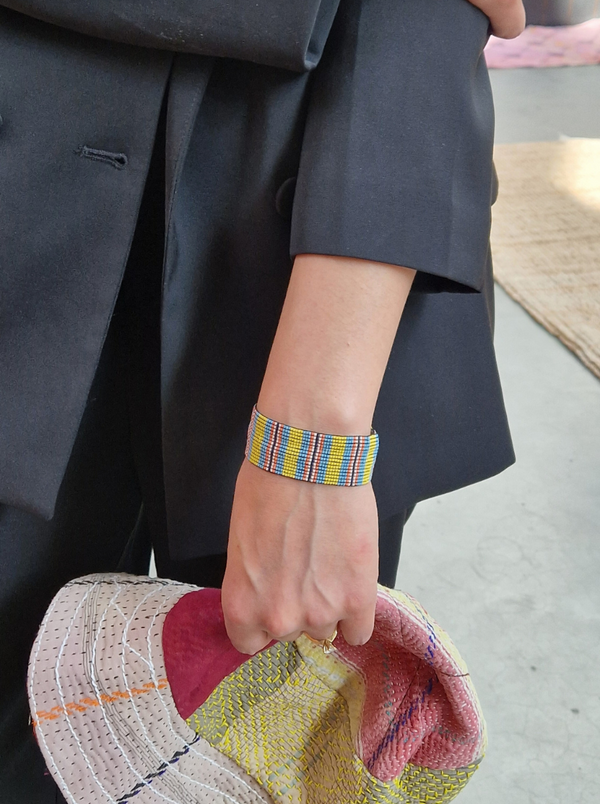 beaded bracelet stripes