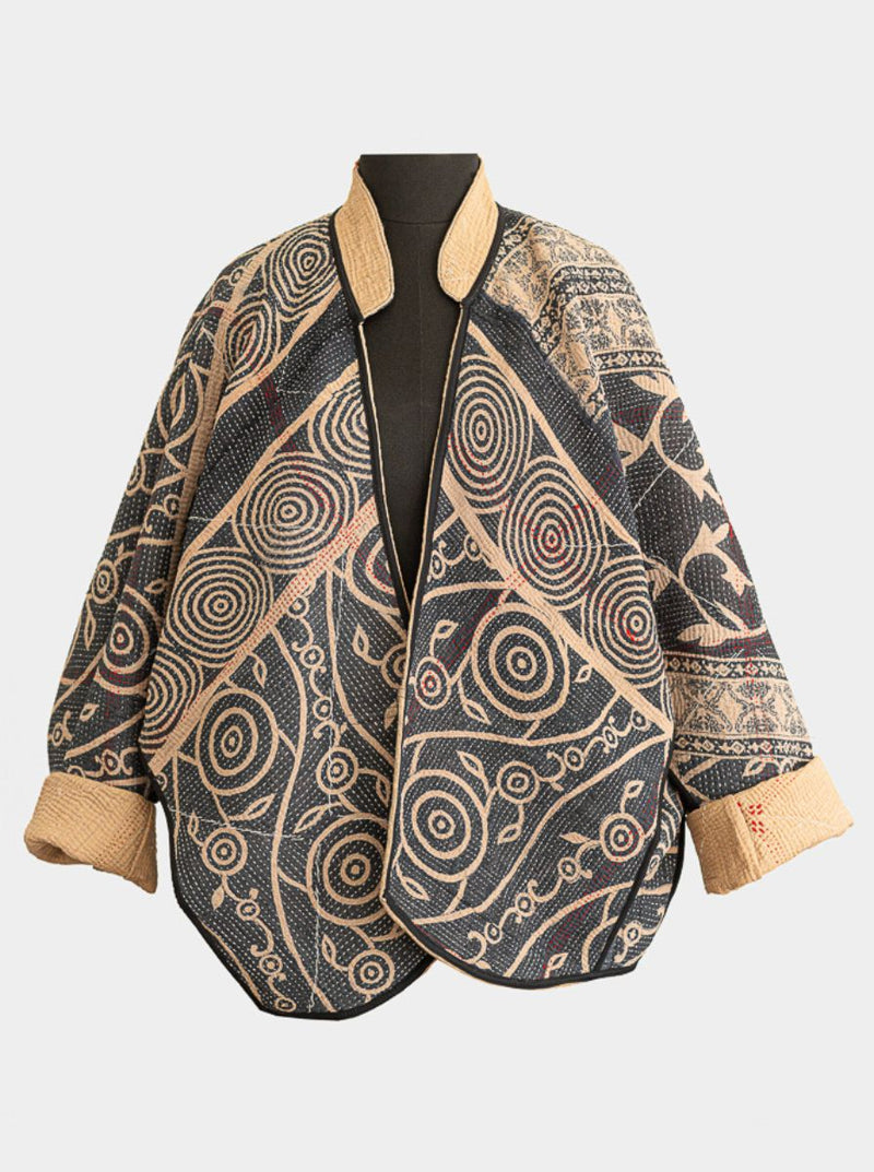 kantha vintage jacket no waste sale