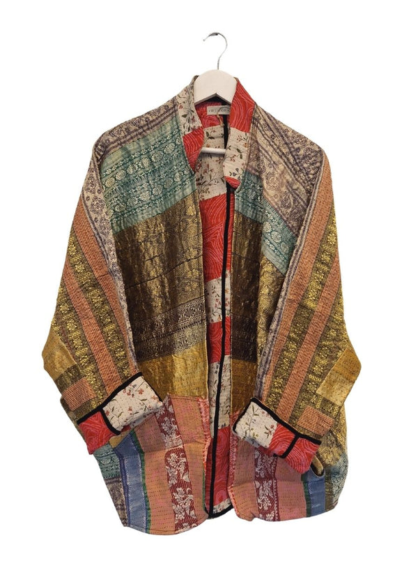 kantha vintage long jacket kumari