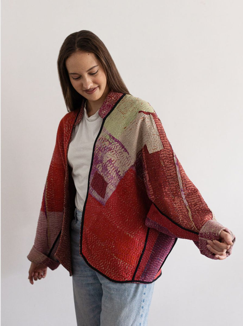 kantha vintage jacket laila