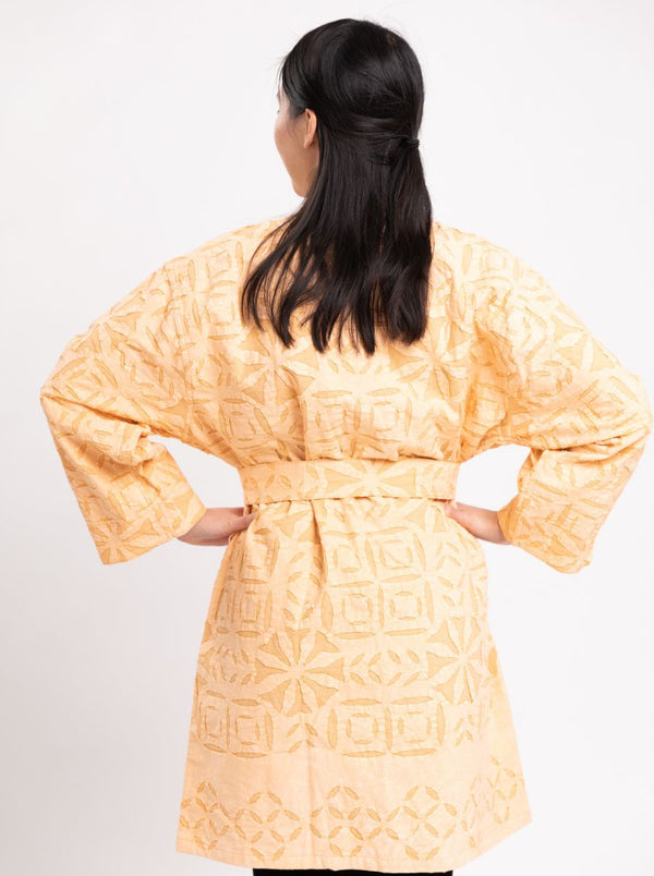 applique jacket dress