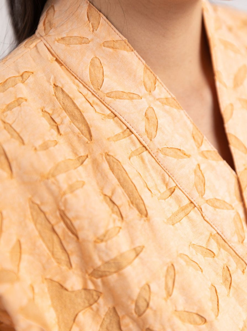 applique jacket dress