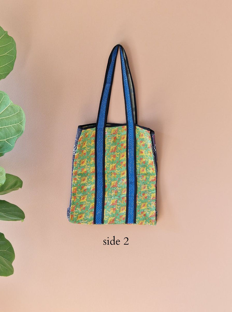 kantha vintage tote