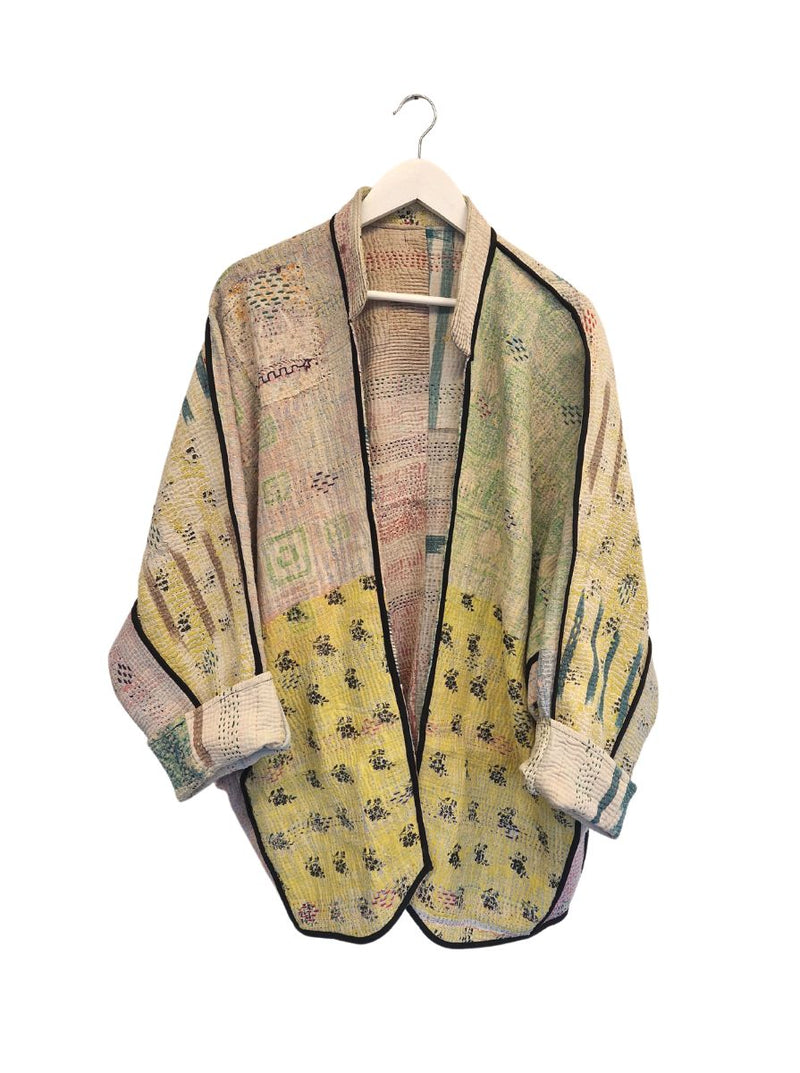 kantha vintage jacket long noor