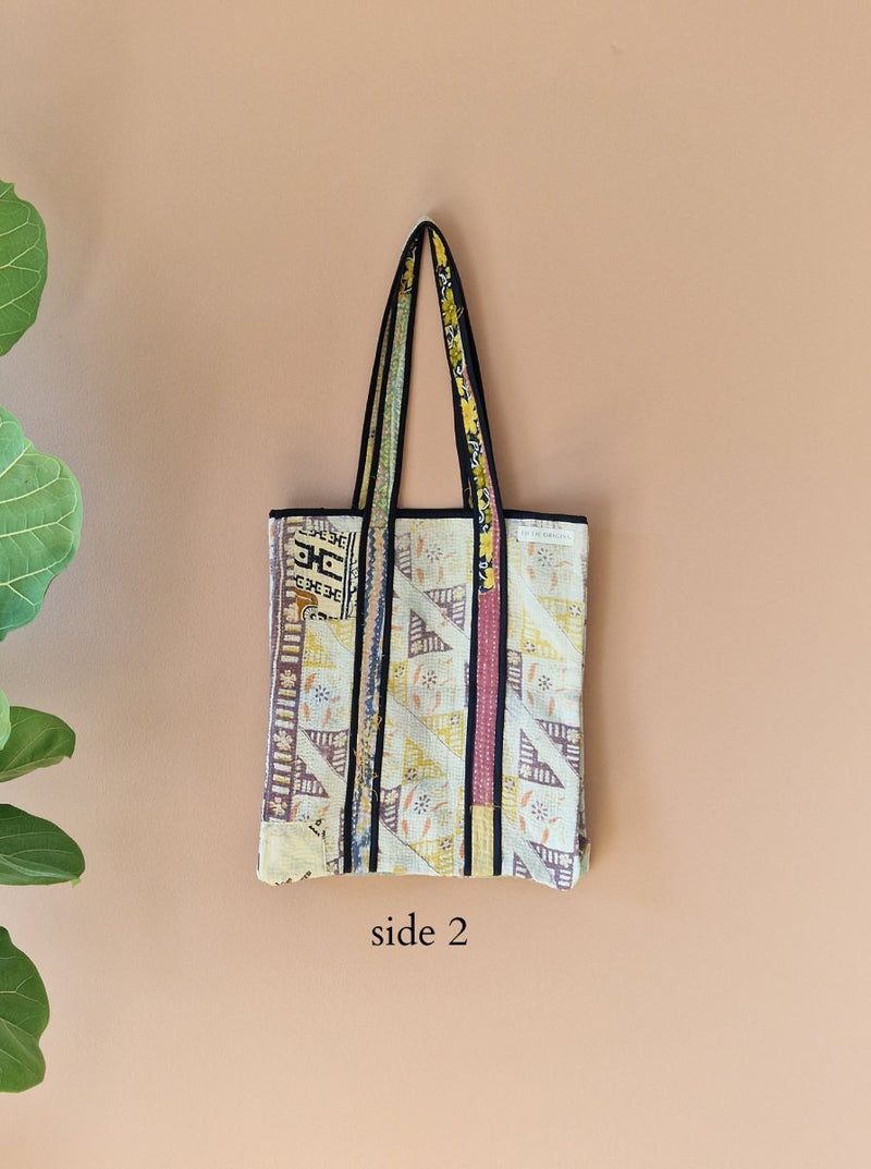 kantha vintage tote
