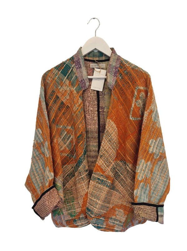 kantha vintage short jacket durga