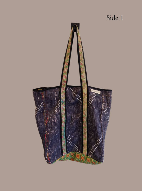 kantha vintage tote