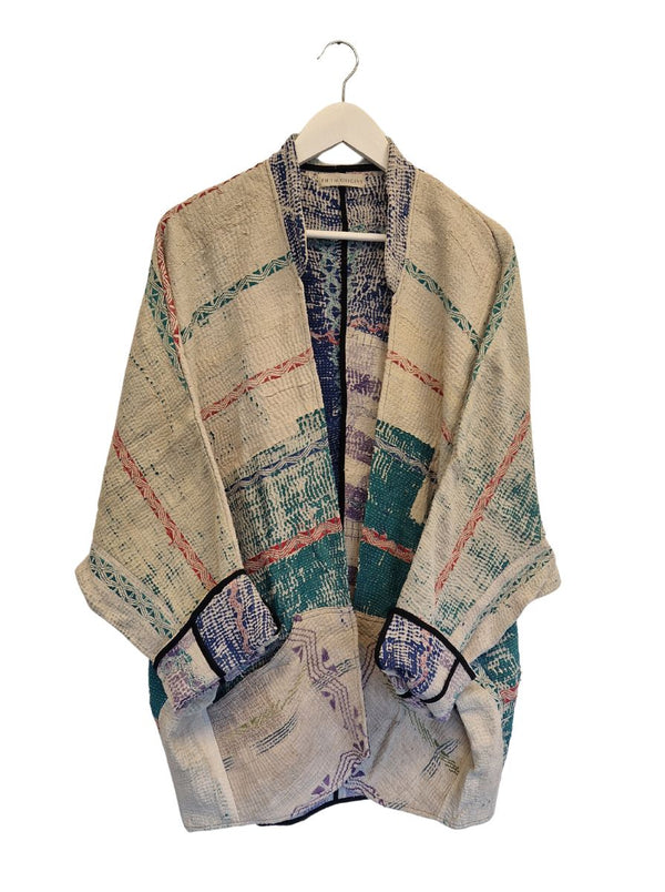 kantha vintage jacket long shano