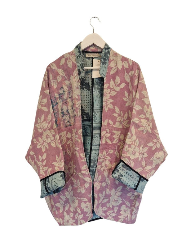kantha vintage long jacket aditi