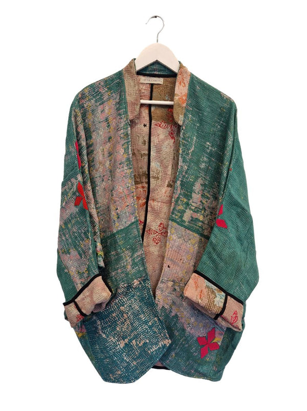 kantha vintage jacket long deepika