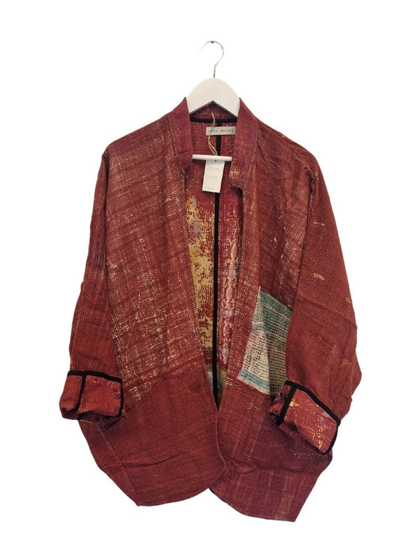 kantha vintage long jacket kamala