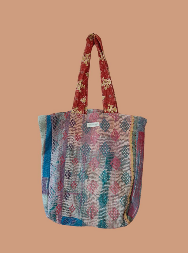 kantha vintage tote