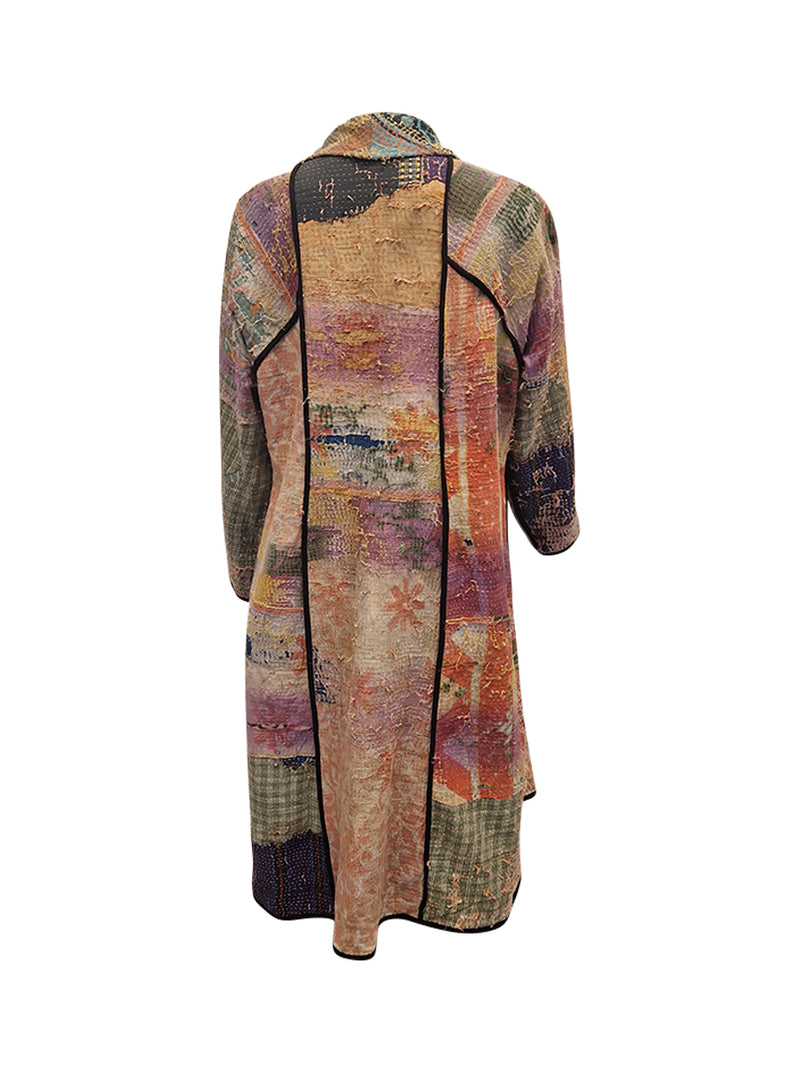 kantha vintage coat long ritu