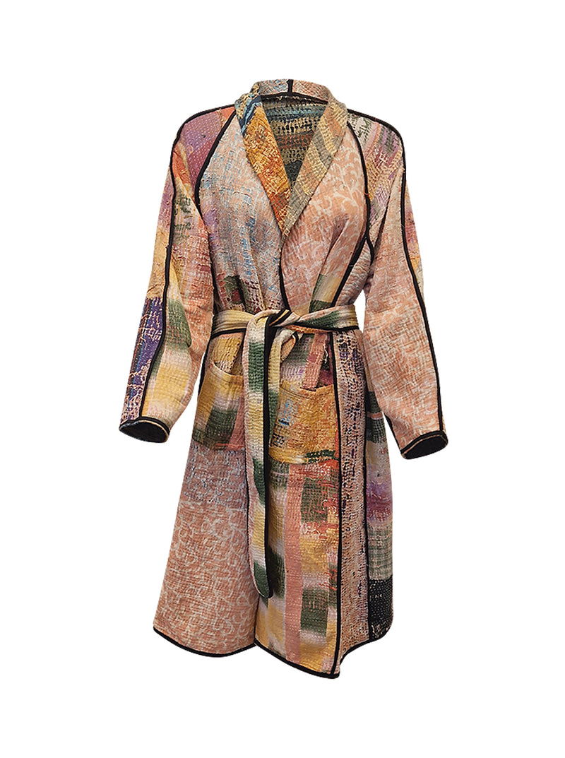 kantha vintage coat long ritu