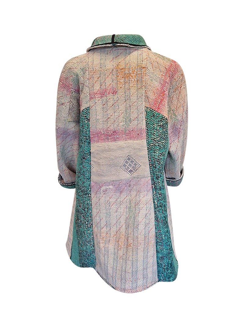 kantha vintage coat short sanya