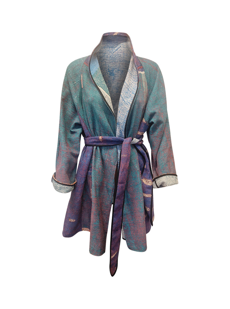 kantha vintage coat short pia