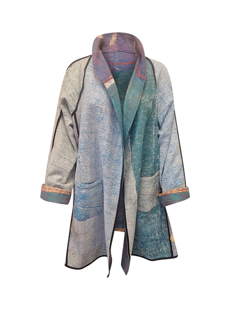 kantha vintage coat short pia