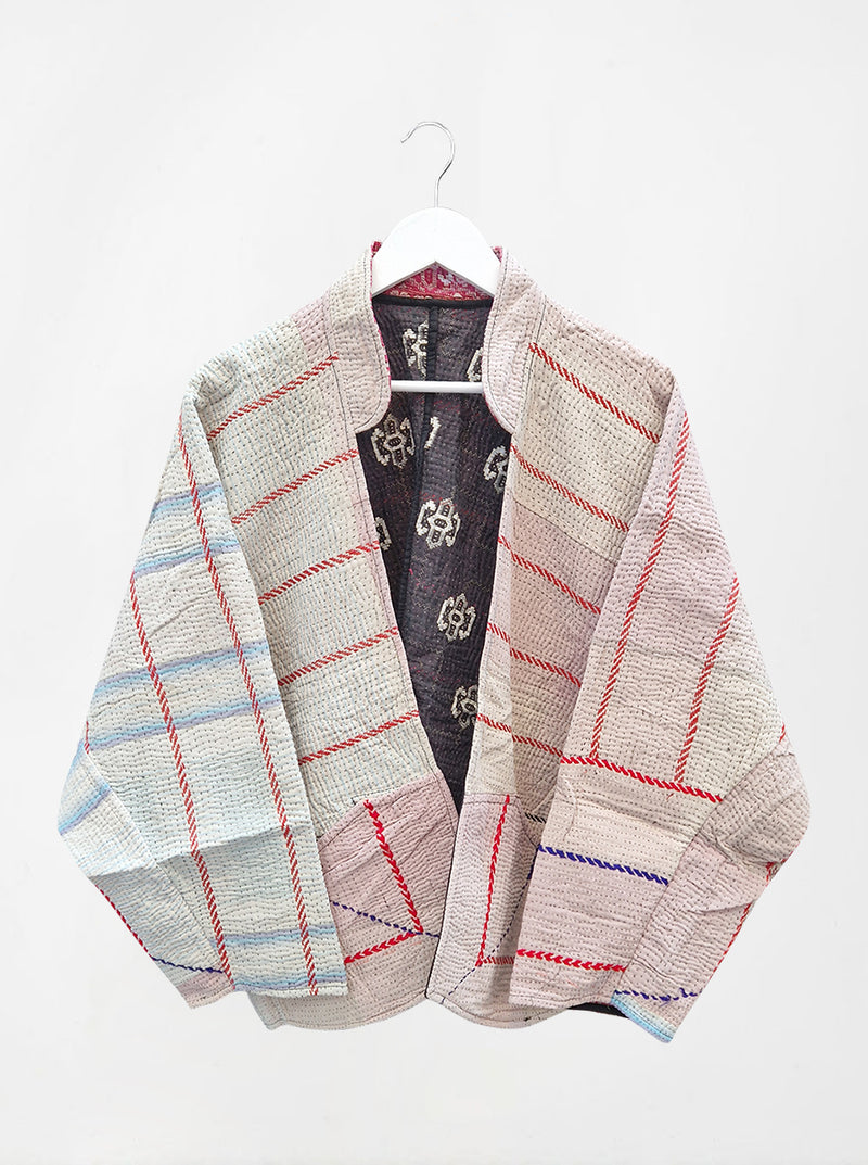 kantha vintage short jacket sreedevi (sonar)