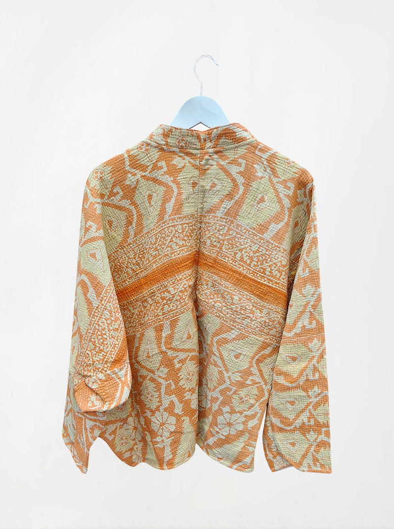 kantha vintage short jacket sharda (sonar)