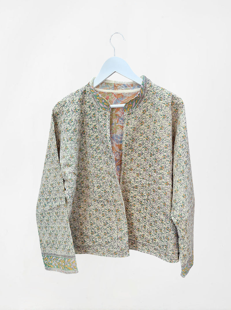 kantha vintage reversible collar vest shammi (holi)