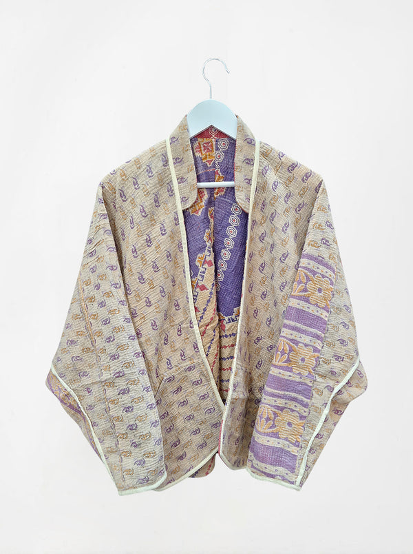 kantha vintage short jacket ruhi (holi)