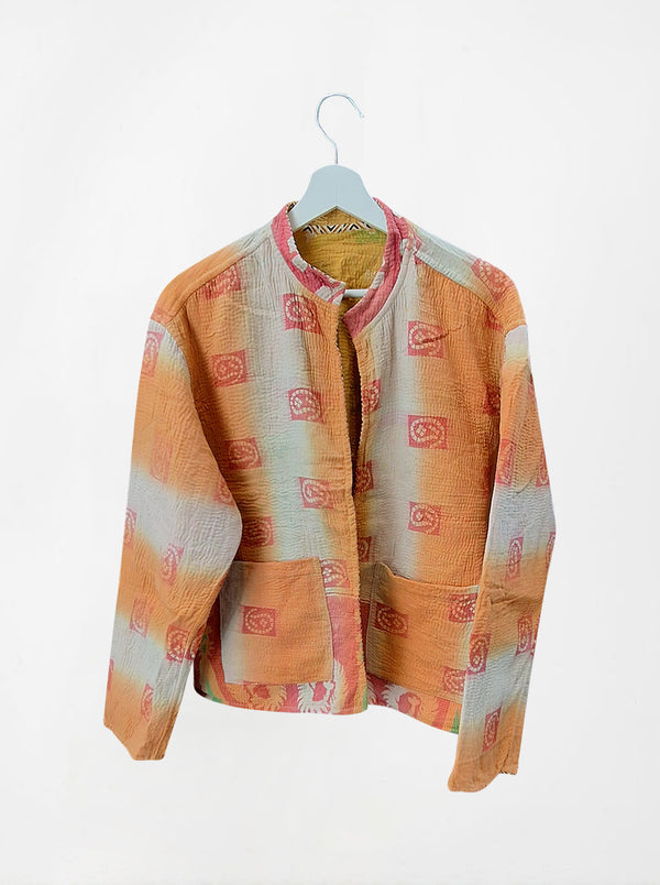 kantha vintage reversible collar vest suhani (holi)