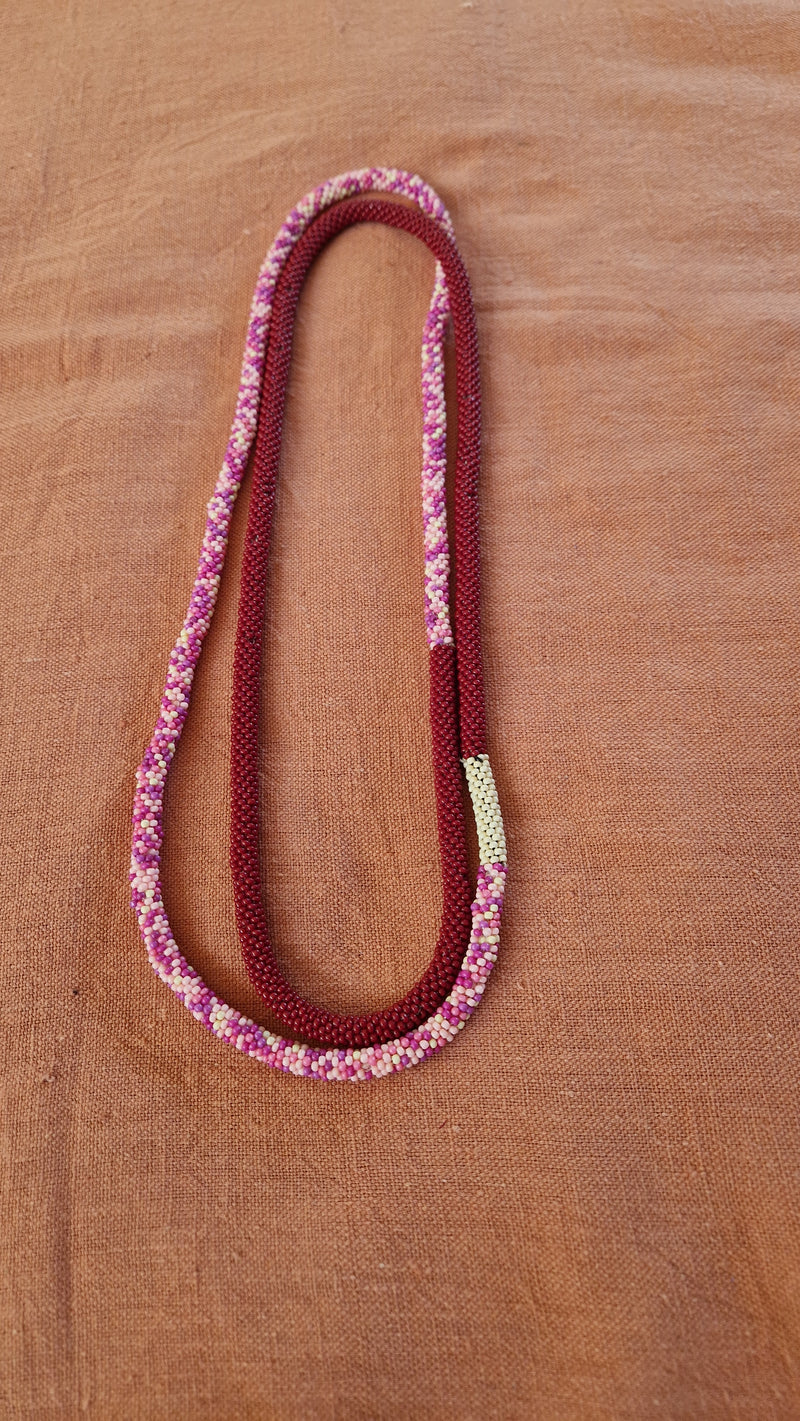beaded necklace embrace (no waste sale)