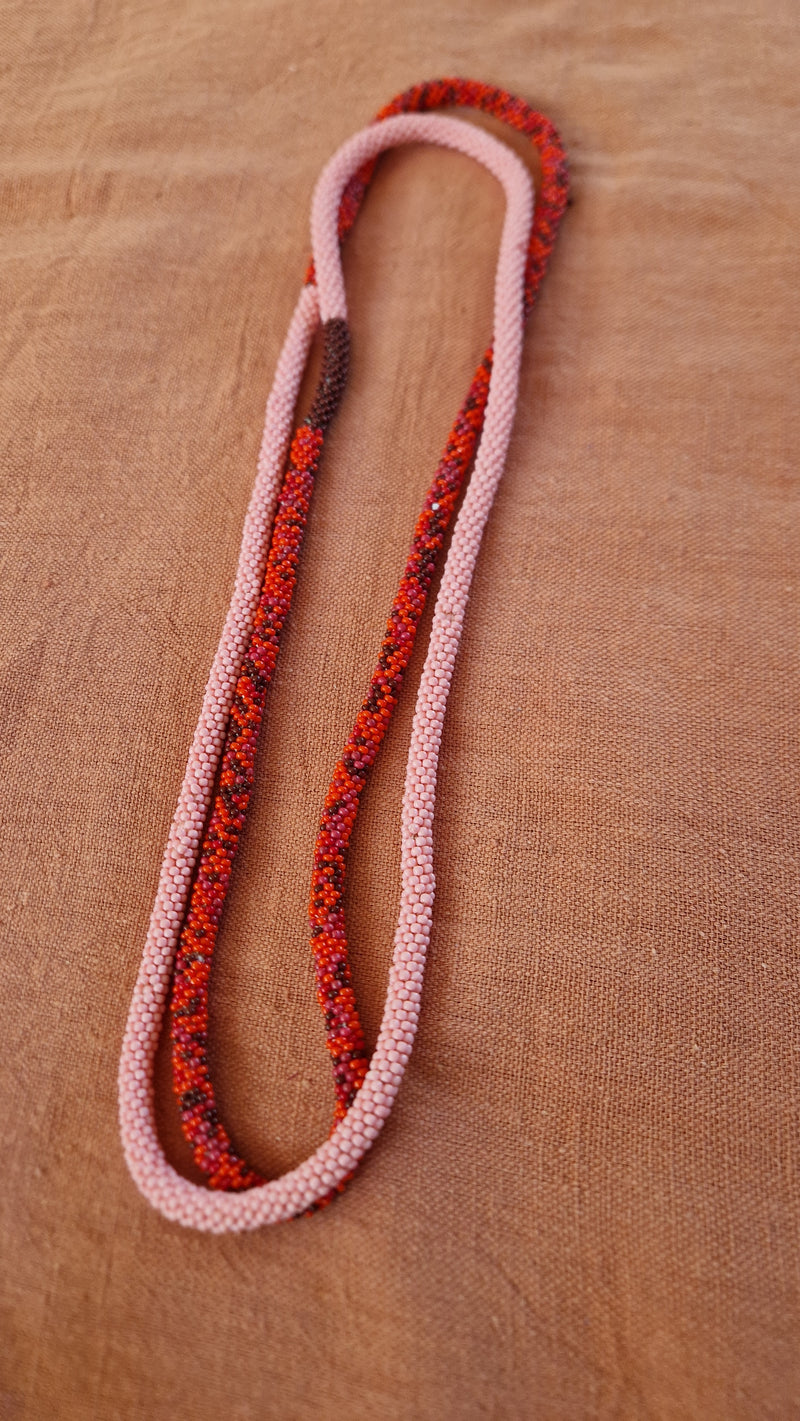 beaded necklace embrace (no waste sale)