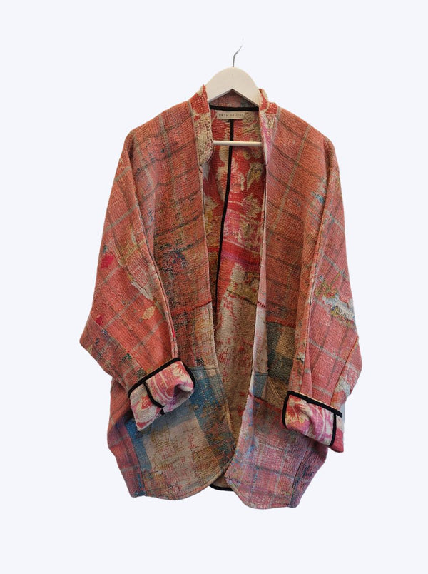 kantha vintage long jacket surprise me