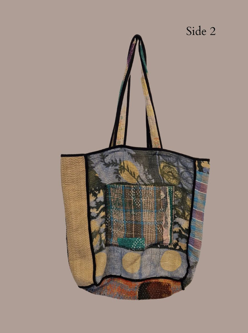 kantha vintage tote