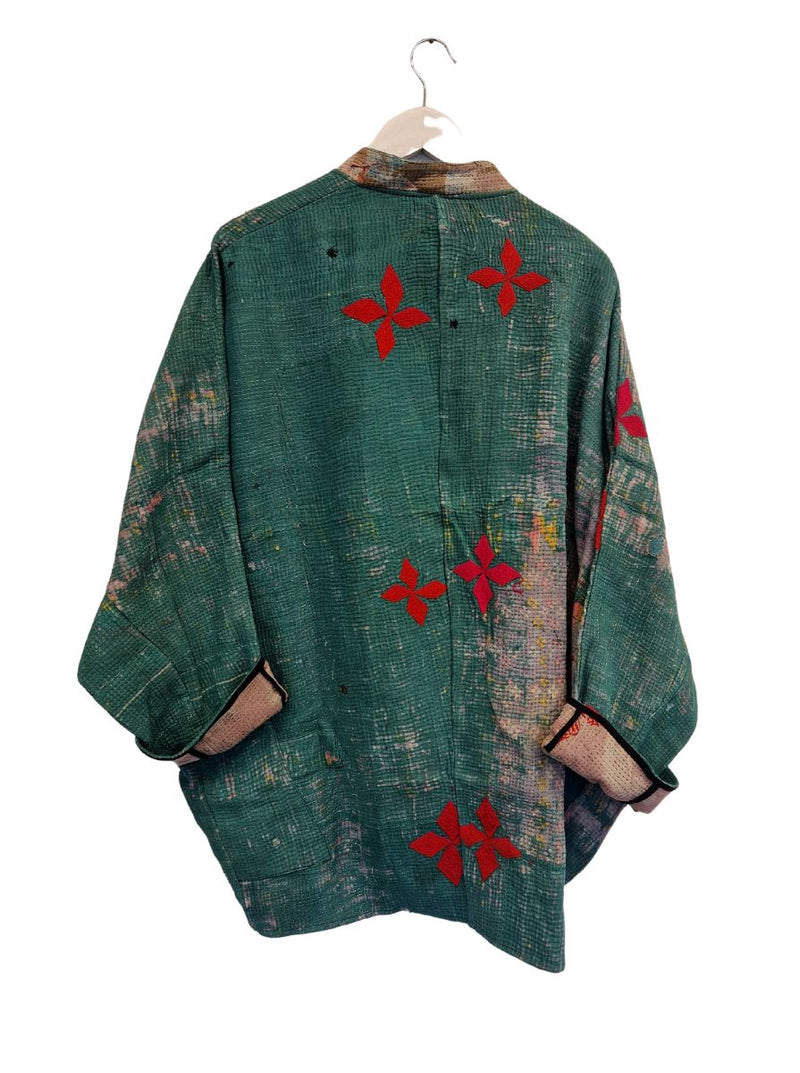 kantha vintage jacket long deepika