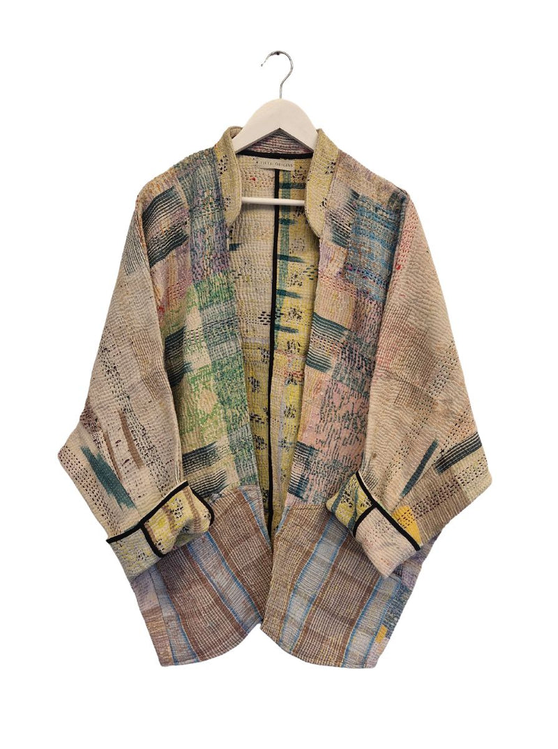 kantha vintage jacket long noor