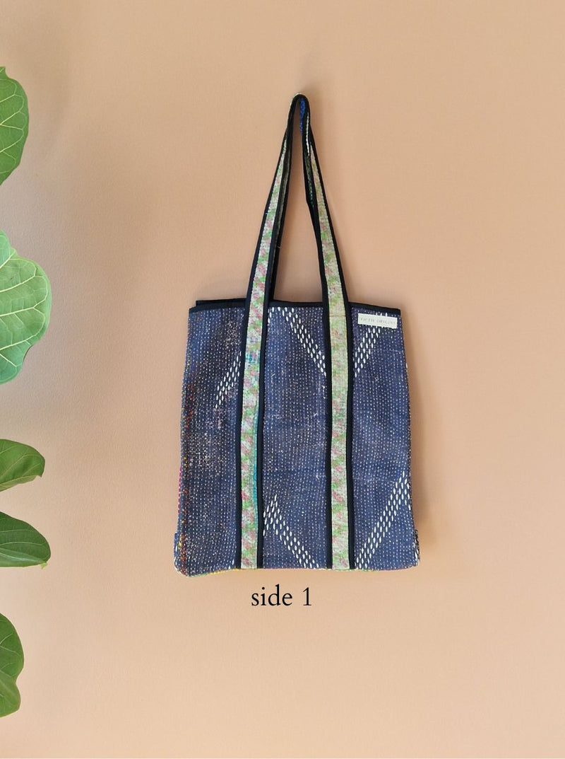 kantha vintage tote