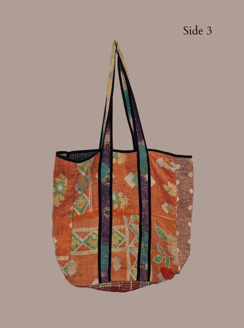 kantha vintage tote