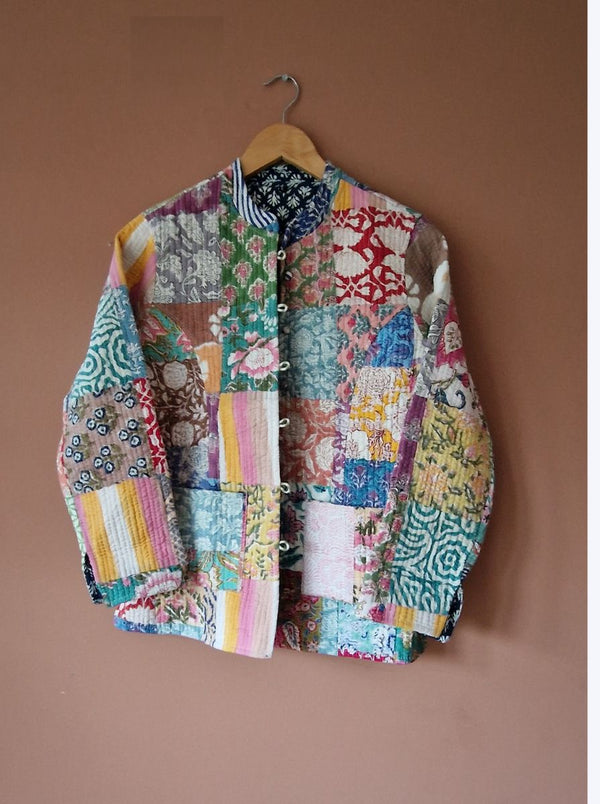 recycled reversible cotton jacket