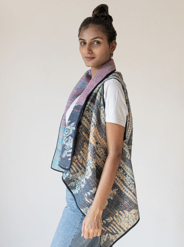 kantha vintage cape - everything dreamy
