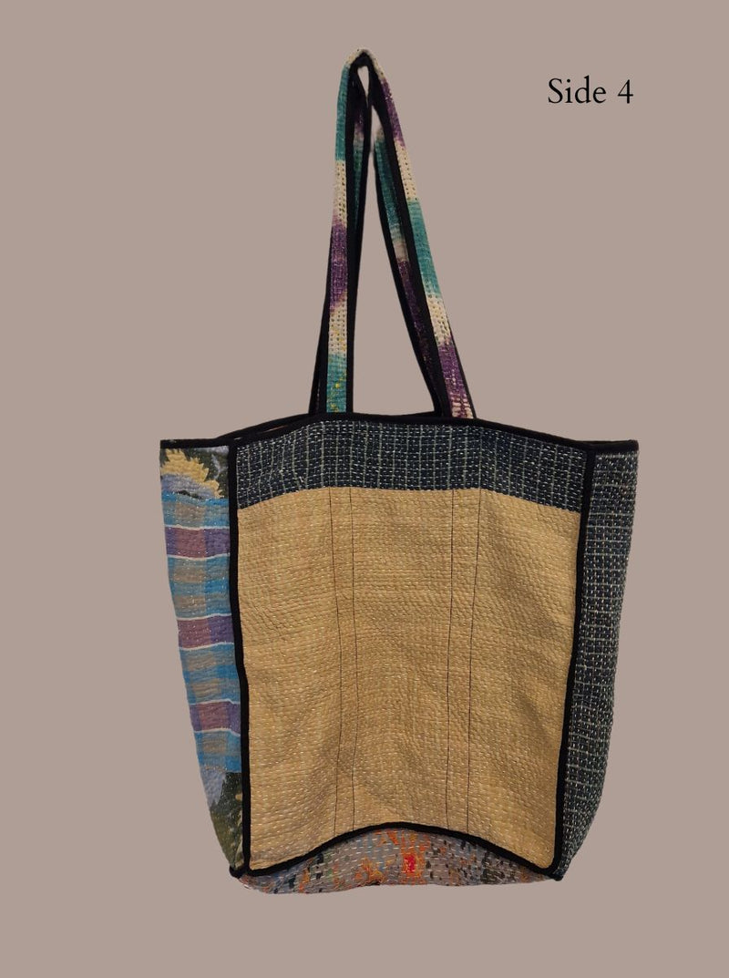 kantha vintage tote