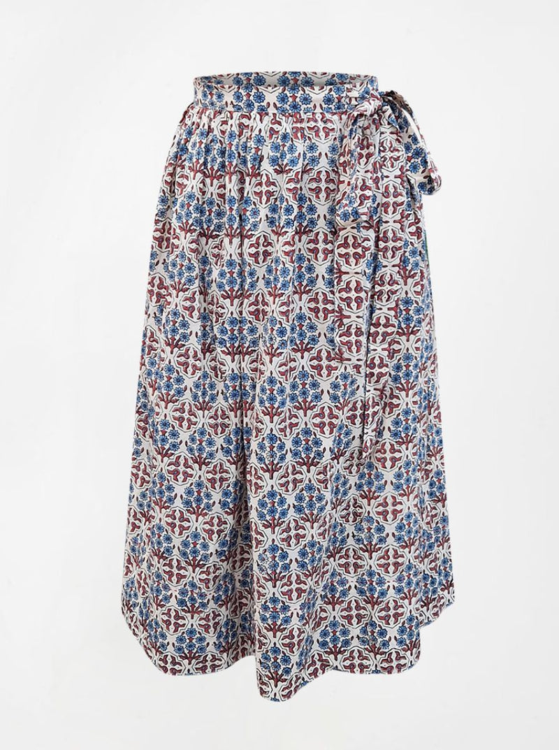 regenerative cotton pleat skirt